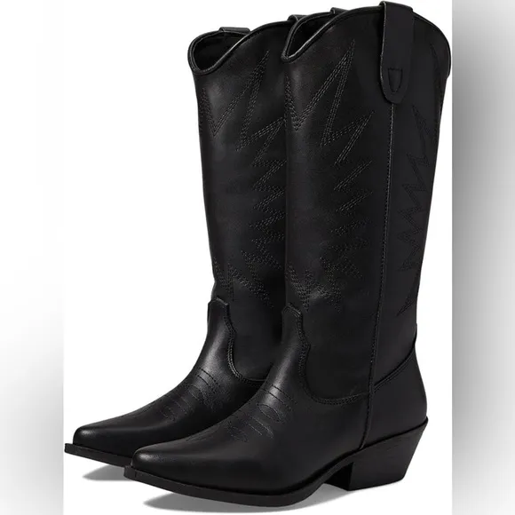 Steve Madden Womens Lilibeth Boots Leather *