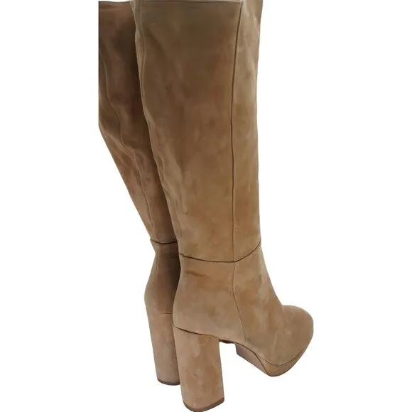 Steve Madden Women’s Suede Knee High Leather Boots Size 10