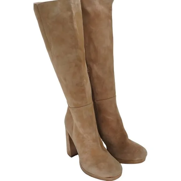 Steve Madden Women’s Suede Knee High Leather Boots Size 10