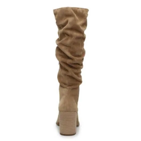Steve Madden Haimi Suede Boots. Women's Size 6.5M, Tan NEW MSRP $170 B65