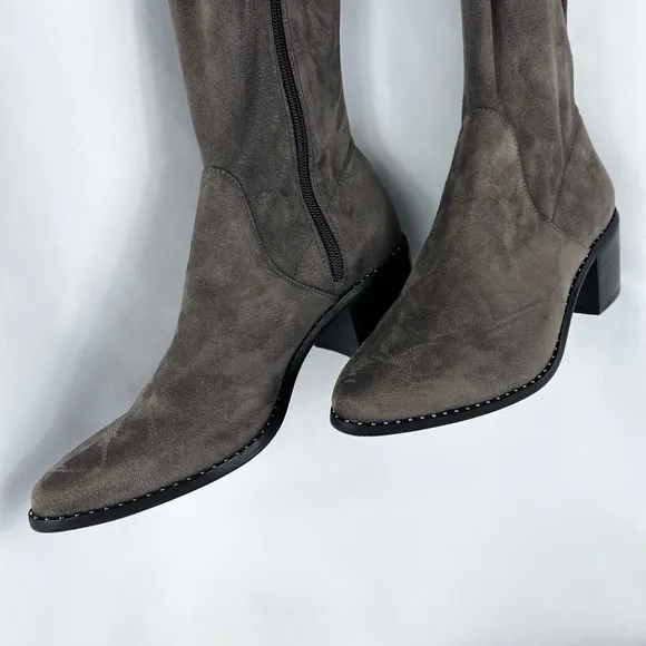 Steven by Steve Madden Wein over the knee boot NWOT