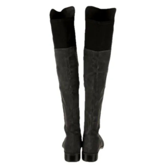 Stuart Weitzman Gray Suede Over-the-Knee Boots Size 9.5