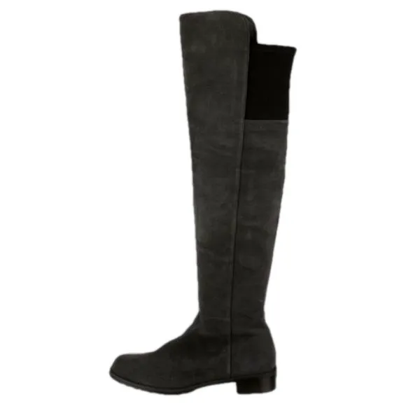 Stuart Weitzman Gray Suede Over-the-Knee Boots Size 9.5