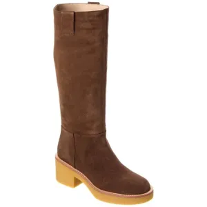 Stuart Weitzman Montana Slouch walnut Suede Boots Size 7.5