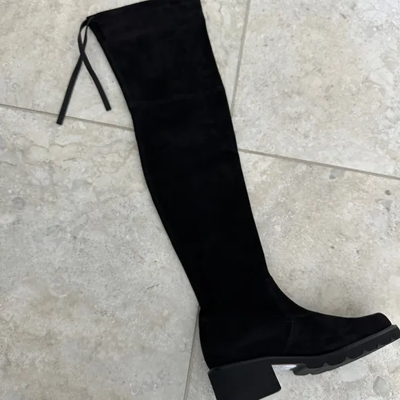 Stuart Weitzman New with tags Black Suede over the Knee Boots
