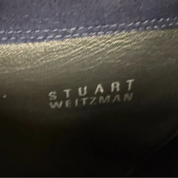 Stuart Weitzman Suede Leather Navy Over the Knee Boots Women’s Size 10