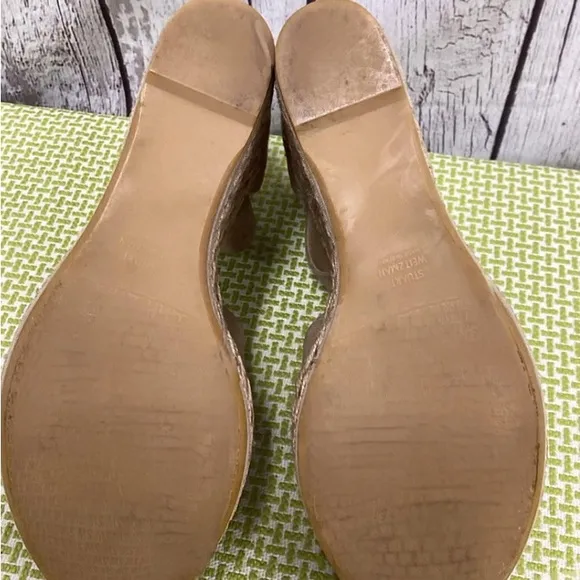 Stuart Weitzman’s Sohojute Limited Edition Gorgeous Woven Braided Wedges 8.5M