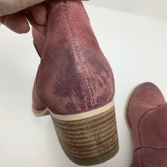 Sundance Dark Pink Leann Suede Boots