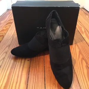 TAHARI Ta-Sara Suede Ankle Boots - Size 10