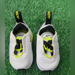 (TD) Nike Air Max 270 'Pure Platinum Volt' DO1384-100 Size 2C