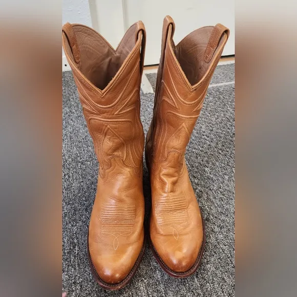 Tecovas Leather Cowboy Boots Size 10EE