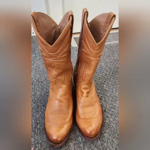 Tecovas Leather Cowboy Boots Size 10EE