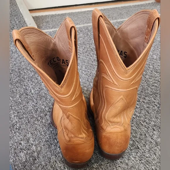 Tecovas Leather Cowboy Boots Size 10EE
