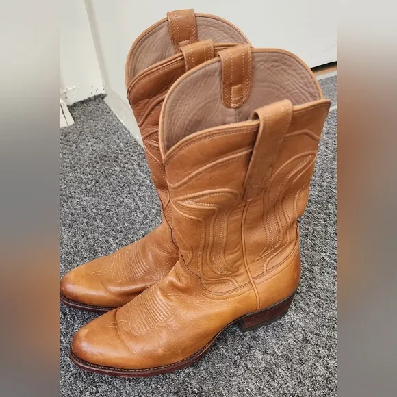 Tecovas Leather Cowboy Boots Size 10EE
