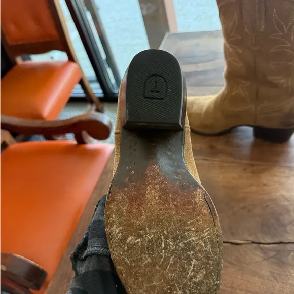 Tecovas Tan suede Leather Boots