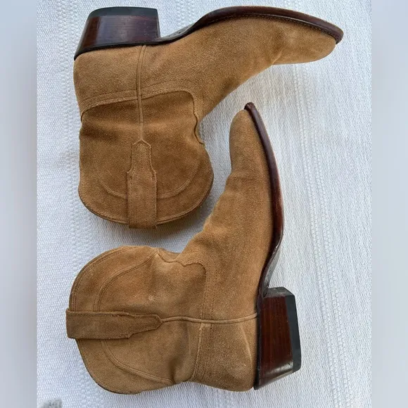 Tecovas Woman Suede Western Cowgirl Boots 9.5