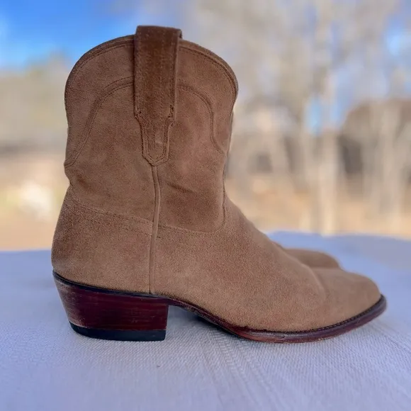 Tecovas Woman Suede Western Cowgirl Boots 9.5