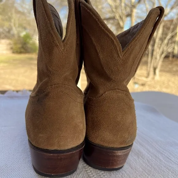 Tecovas Woman Suede Western Cowgirl Boots 9.5