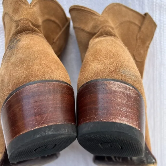 Tecovas Woman Suede Western Cowgirl Boots 9.5
