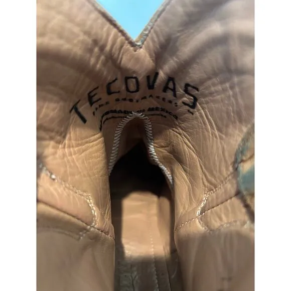 Tecovas Womens ‘Lucy’ Boots Western Cowboy Sand Suede Booties Size 7.5 B