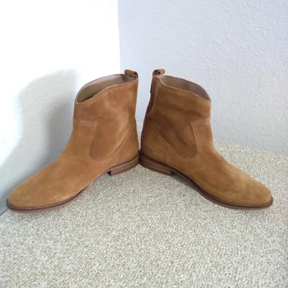 Ted &amp; Muffy Brown Suede Ankle Boots