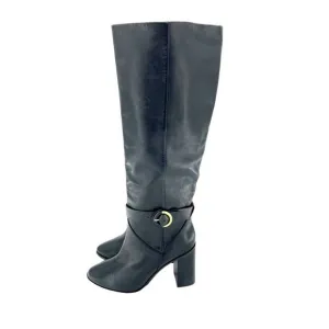 Ted Baker London Black Leather Knee High Boots Celsiar 9.5 US - 40 EU New