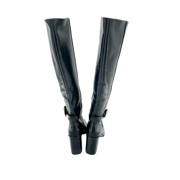 Ted Baker London Black Leather Knee High Boots Celsiar 9.5 US - 40 EU New