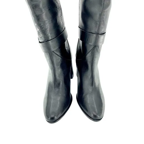 Ted Baker London Black Leather Knee High Boots Celsiar 9.5 US - 40 EU New