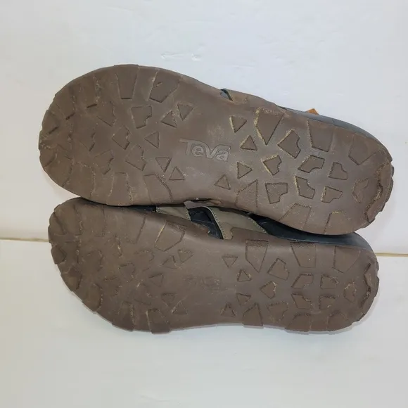 TEVA BROWN FLINTWOOD SPORT/ WATER HIKING SHOES‎ SANDALS  MEN US 12 ACTIVE