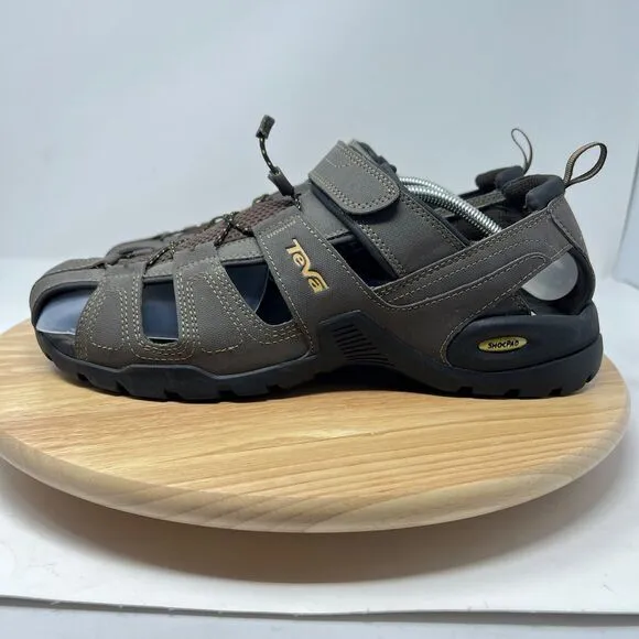 Teva Forebay Mens Turkish Coffee Water Hiking Sandals Size 13