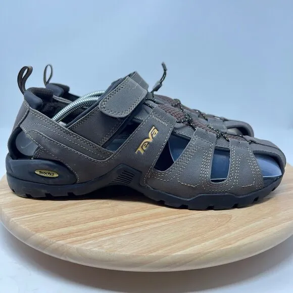 Teva Forebay Mens Turkish Coffee Water Hiking Sandals Size 13