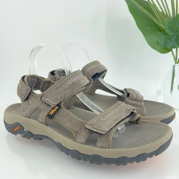 Teva Hudson Men's Sandals Size 9 Brown Sport Outdoor Hiking Casual