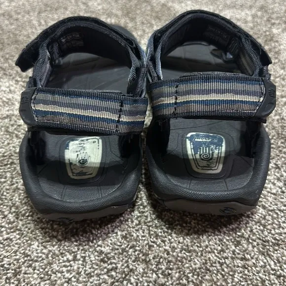 Teva hurricane hiking Velcro sandals 4134 spider rubber men’s 10 ShocPad black