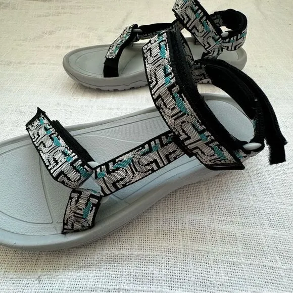 Teva Hurricane XLT2 Nouveau Glacier Gray Textile Sport Hiking Sandals SZ 11