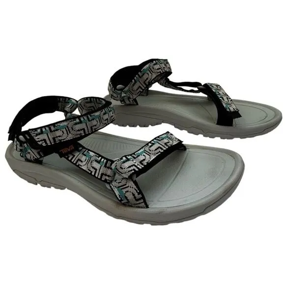 Teva Hurricane XLT2 Nouveau Glacier Gray Textile Sport Hiking Sandals SZ 11