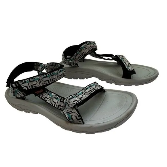 Teva Hurricane XLT2 Nouveau Glacier Gray Textile Sport Hiking Sandals SZ 11