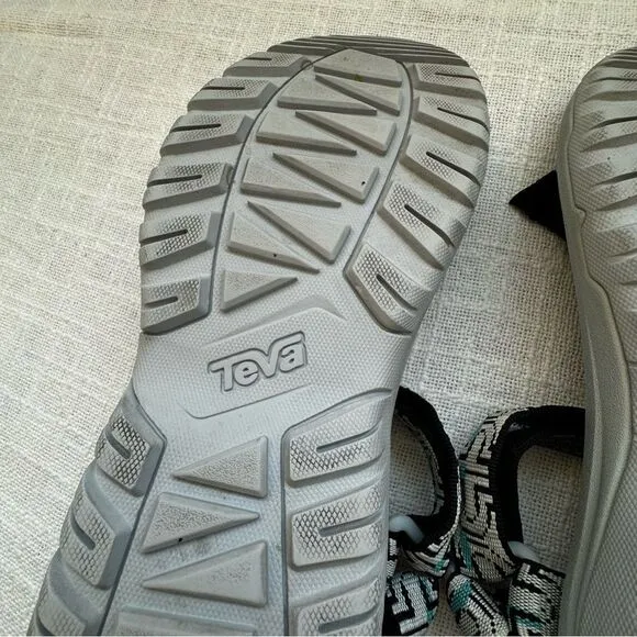Teva Hurricane XLT2 Nouveau Glacier Gray Textile Sport Hiking Sandals SZ 11