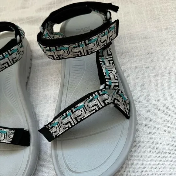 Teva Hurricane XLT2 Nouveau Glacier Gray Textile Sport Hiking Sandals SZ 11