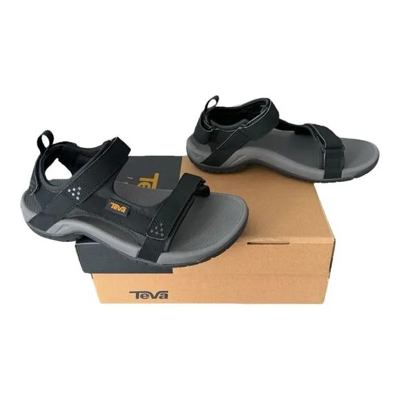 Teva Meacham Hiking Black Sandals Men’s Size 8