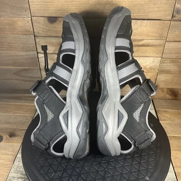 Teva Omnium 2 Mens Size 9 Black Strap Buckle Hiking Sporting Comfort Sandals