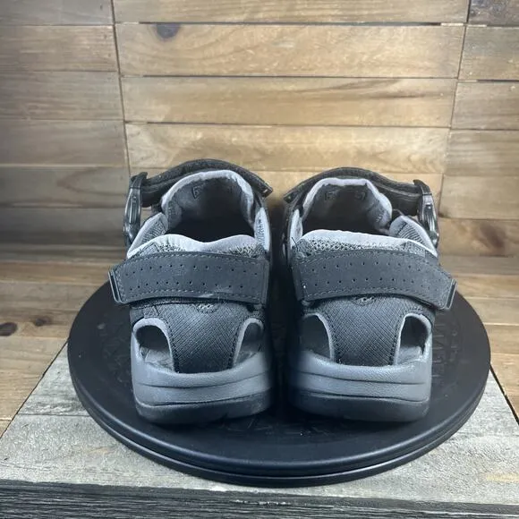 Teva Omnium 2 Mens Size 9 Black Strap Buckle Hiking Sporting Comfort Sandals