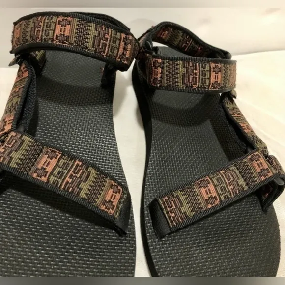 Teva Original Universal Poml Pottery Olive Sandals