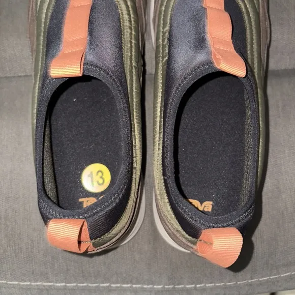 Teva ReEMBER Vistaverse Sneaker Shoes Mens 13 Green Black Slip On Casual Loafer