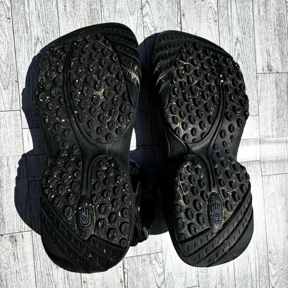 TEVA Sandals black and blue hiking men’s size 10
