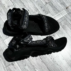 TEVA Sandals black and blue hiking men’s size 10