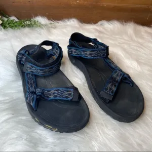 TEVA Torin Sport Water Safe Hiking Sandals in Blue Print Size 10M