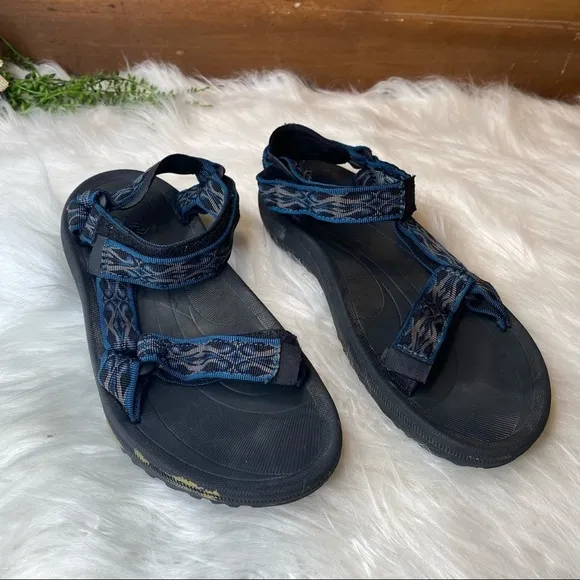 TEVA Torin Sport Water Safe Hiking Sandals in Blue Print Size 10M