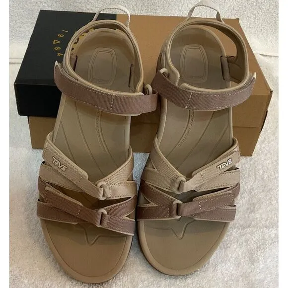 Teva Women's Tirra Hiking Sandals Neutral Multi Tan 4266‎ EU 42 US 11 NEW IN BOX