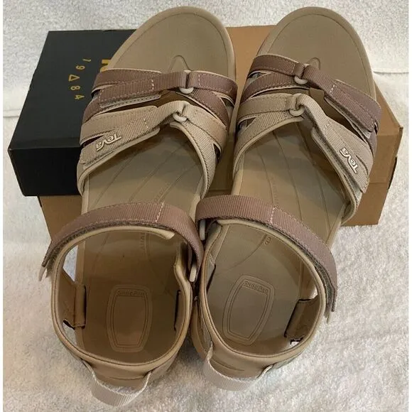 Teva Women's Tirra Hiking Sandals Neutral Multi Tan 4266‎ EU 42 US 11 NEW IN BOX