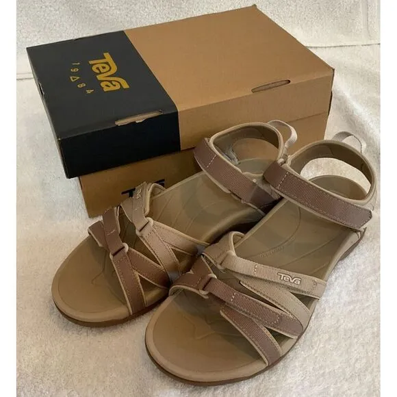 Teva Women's Tirra Hiking Sandals Neutral Multi Tan 4266‎ EU 42 US 11 NEW IN BOX